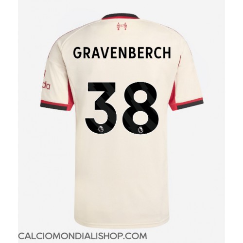 Maglie da calcio Liverpool Ryan Gravenberch #38 Seconda Maglia 2025-26 Manica Corta